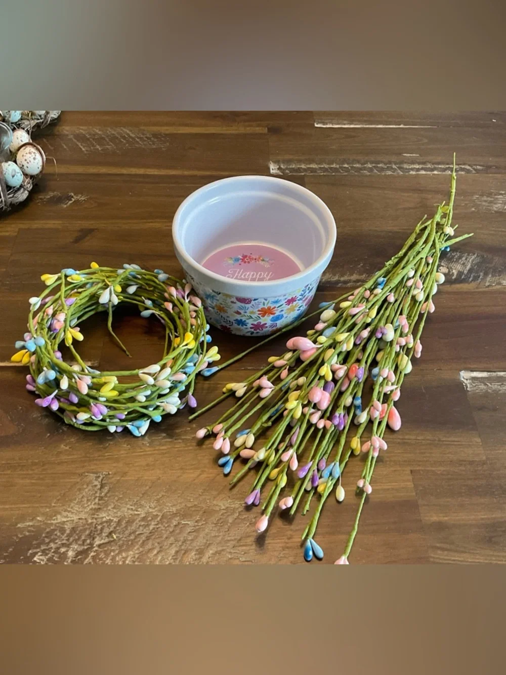 Bundle of Easter Spring Decor - OVER 20 PIECES - Excellent Used Condition